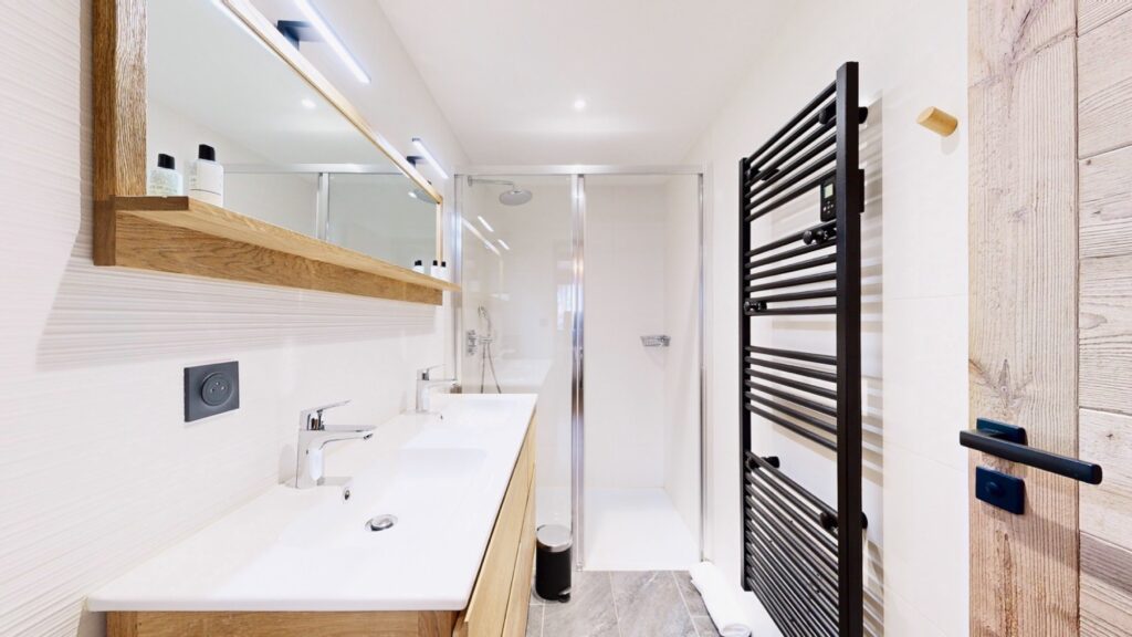 Salle de douche de l’appartement Mont-Blanc